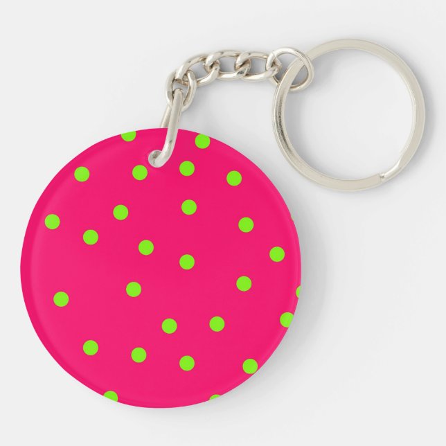 Polka dots key ring (Back)