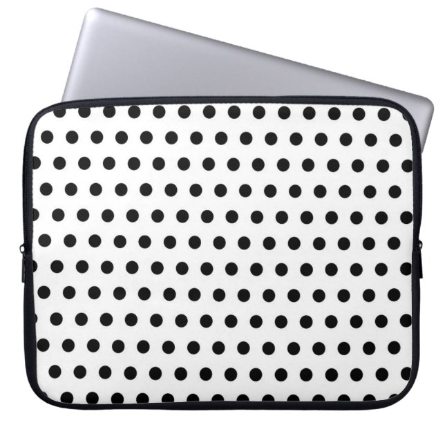 Polka Dots Laptop Sleeve (Front)
