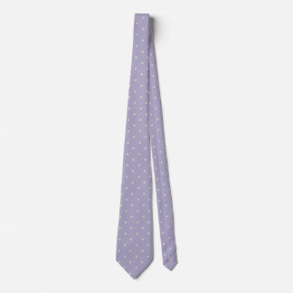 Polka Dots Lavender Cream Polka Pattern Tie