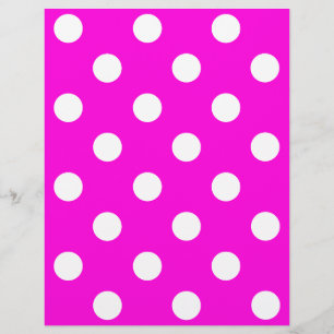 Polka dots magenta #FF00DC