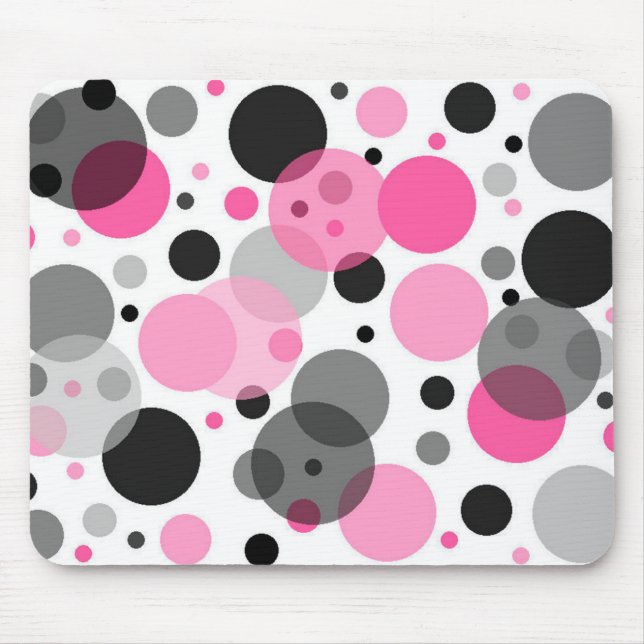 Polka Dots Mouse Pad (Front)