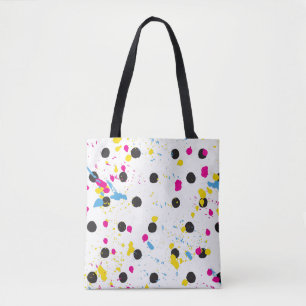 Polka dots multi colour simple elegant bag Tote