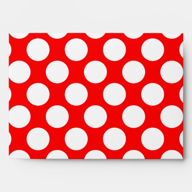 Polka Dots on Red Envelopes (Front)