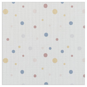 Polka Dots on White Fabric By The Yard Fat Quarter