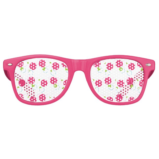 Polka Dots Party Favour Retro Sunglasses (Front)
