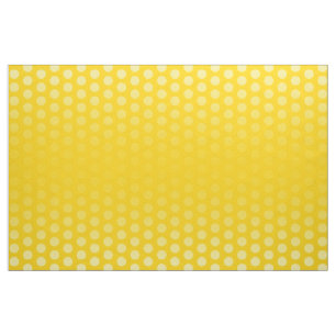 Polka Dots Pattern yellow + your ideas Fabric
