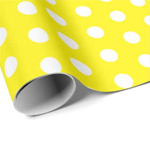 Polka Dots Perky Pattern Bright Colours Wrapping Paper