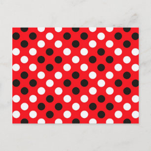Polka dots postcard