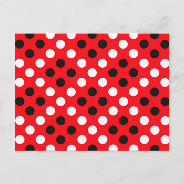 Polka dots postcard (Front)