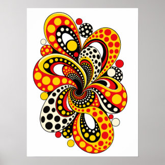 Polka dots poster