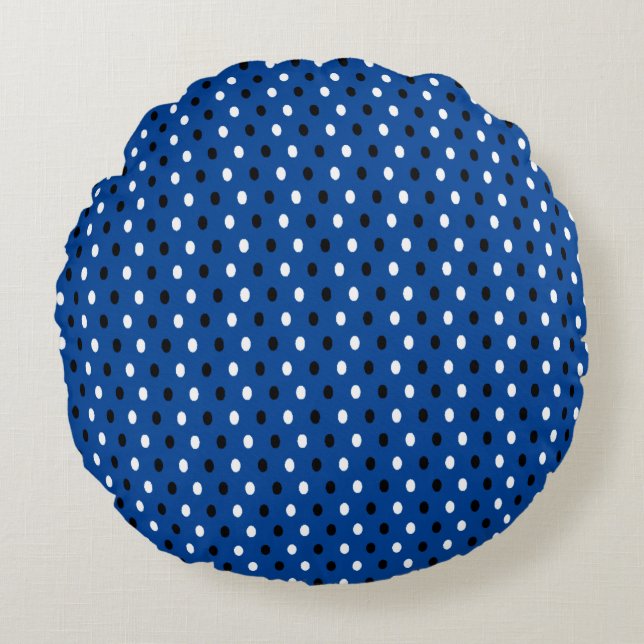 Polka Dots - Round Cushion (Front)
