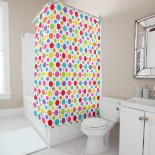 Polka Dots Shower Curtain