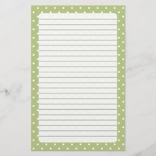 Polka Dots Stationery