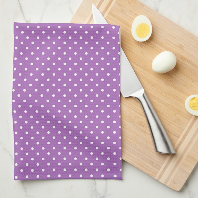 Polka Dots Tea Towel (Quarter Fold)