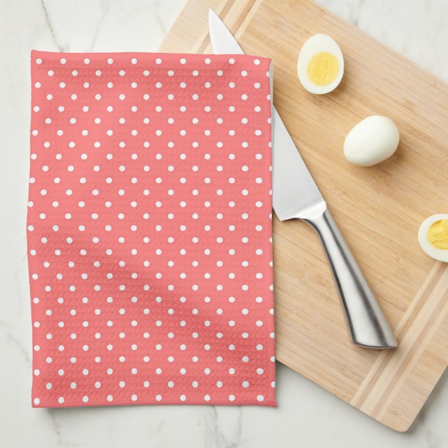 Polka Dots Tea Towel (Quarter Fold)