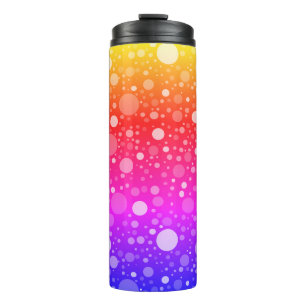 Polka Dots Thermal Tumbler