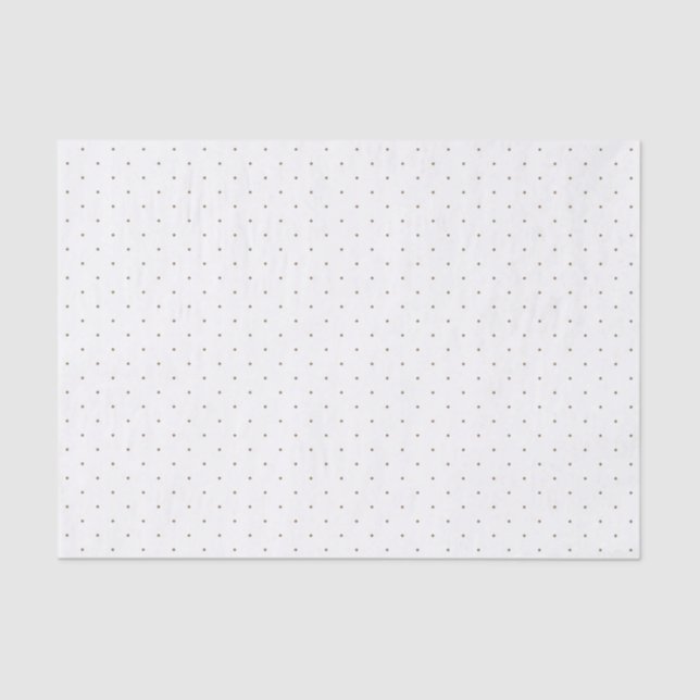 Polka Dots Tissue Paper in Sepia (Front)
