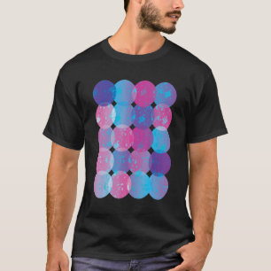 Polka Dots Watercolor Abstract Galaxy Internationa T-Shirt