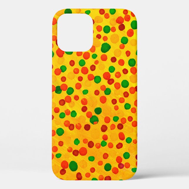 Polka dots watercolor seamless pattern Case-Mate iPhone case (Back)