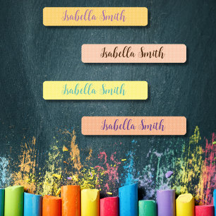 Polka Dots waterproof kids name clothing