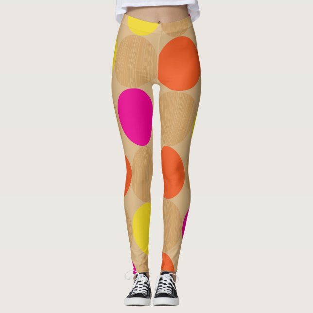 Polka Dots Women's Leggings (Front)