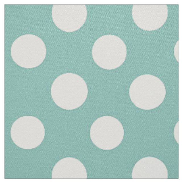 Polka Dotted Fabric/Lt Green Fabric (Swatch)