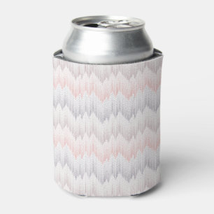 Polka Dotted Mountain Peak Pattern Can Cooler