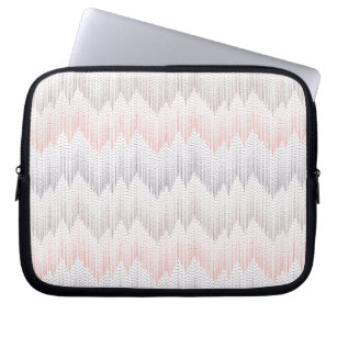 Polka Dotted Mountain Peak Pattern Laptop Sleeve
