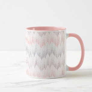 Polka Dotted Mountain Peak Pattern Mug