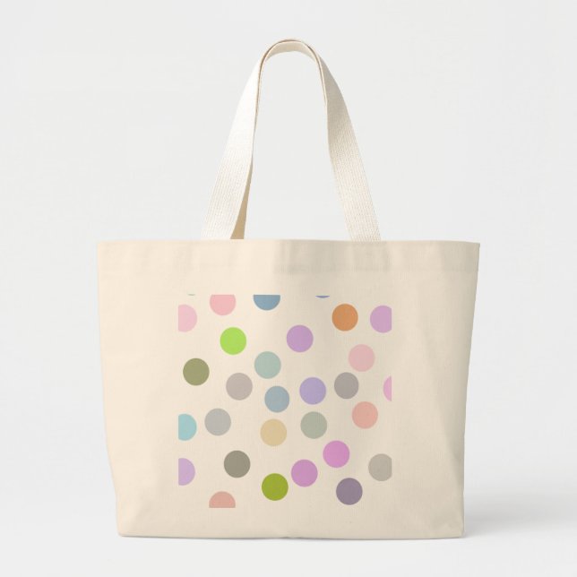 Polka Dotty Jumbo Tote (Front)