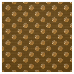 Polka golden dots fabric