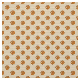 Polka golden dots fabric