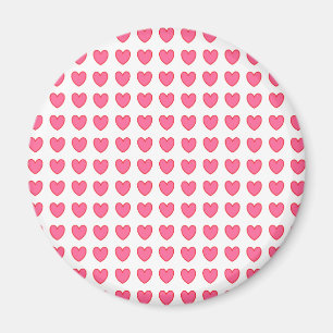 Polka Hearts Magnet