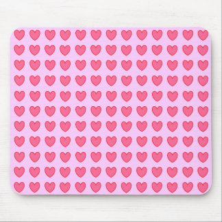 Polka Hearts Mousepad