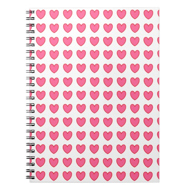 Polka Hearts Notebook (Front)