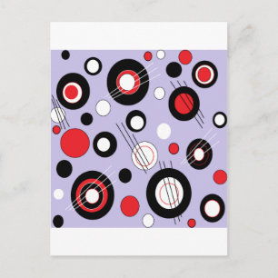 Polka Lilac Postcard