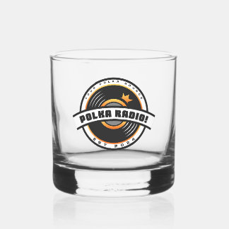 Polka Radio Drinkware Set Whiskey Glass