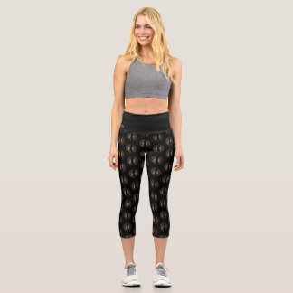 Polka Radio Logo High Waisted Capris