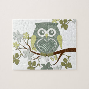 Polka Tree Owl Puzzle