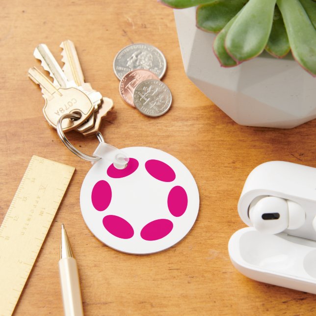 Polkadot Key Ring (Desk)