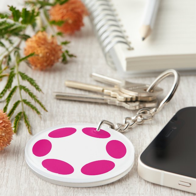 Polkadot Key Ring (Front Right)