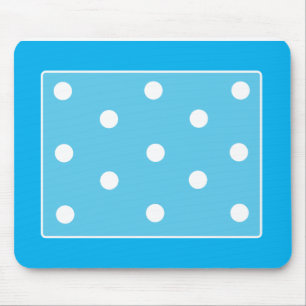 Polkadot Mousepad Sky Blue