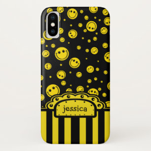 PolkaDot Name Template iPhone X Case