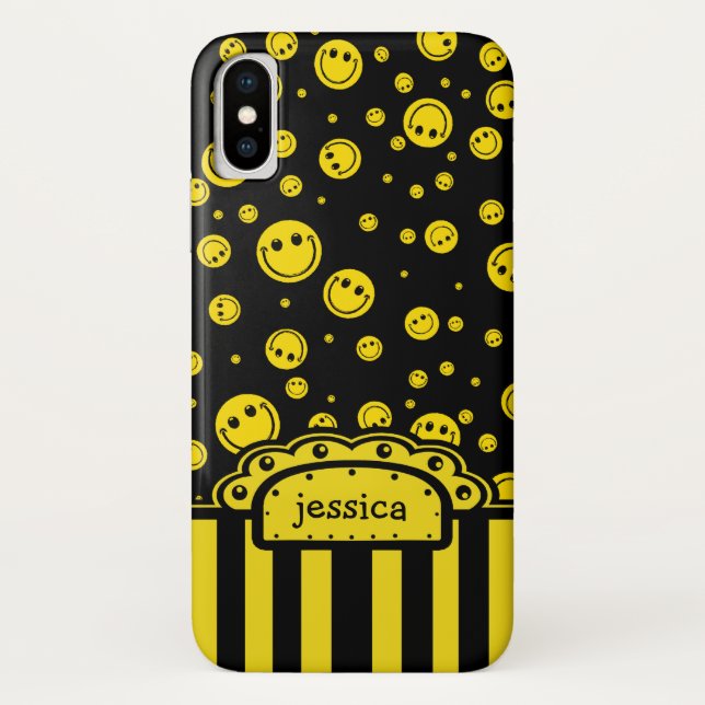 PolkaDot Name Template Case-Mate iPhone Case (Back)