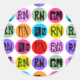 Polkadot RN Classic Round Sticker