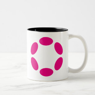 Polkadot Two-Tone Coffee Mug