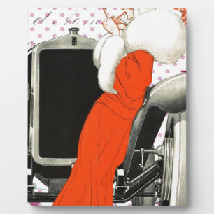 polkadots flapper plaque