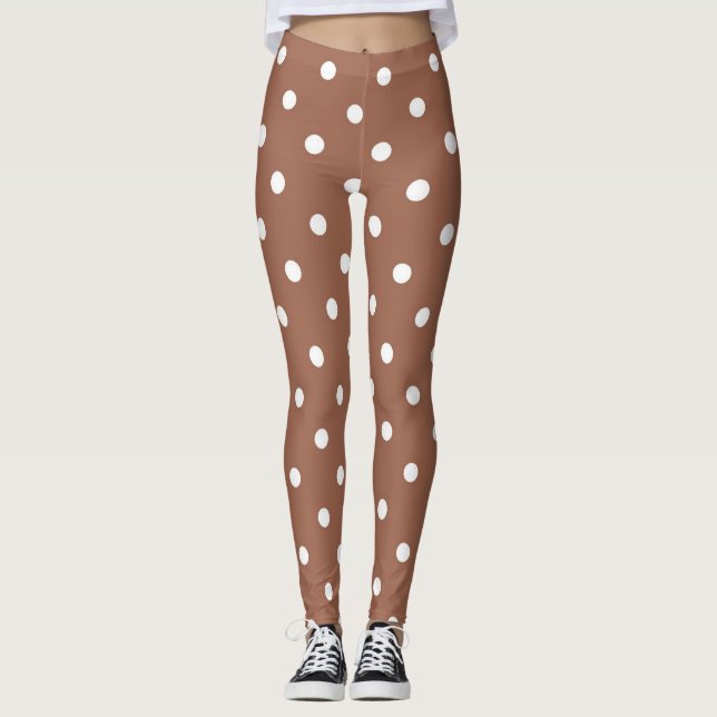 Polkadots Print Leggings (Front)