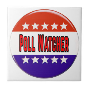 Poll Watcher Ceramic Tile