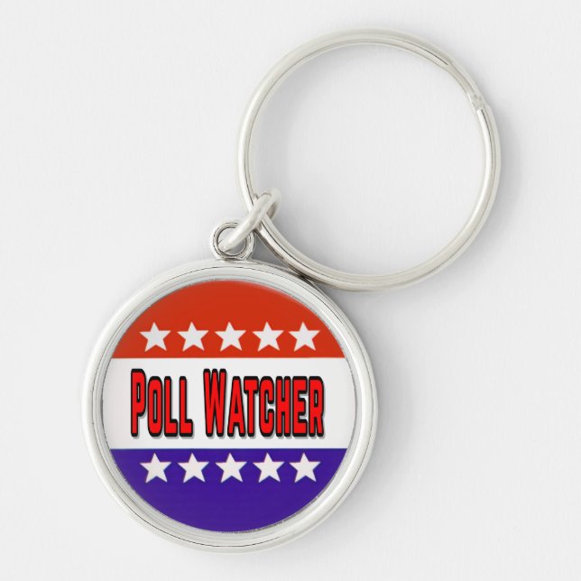 Poll Watcher Key Ring (Front)